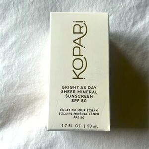 Kopari bright as day sheer mineral sunscreen spf 50
